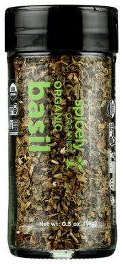 SPICELY ORGANICS: Organic Basil Jar, 0.5 oz
