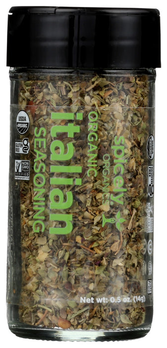 SPICELY ORGANICS: Organic Italian Seasoning Jar, 0.5 oz