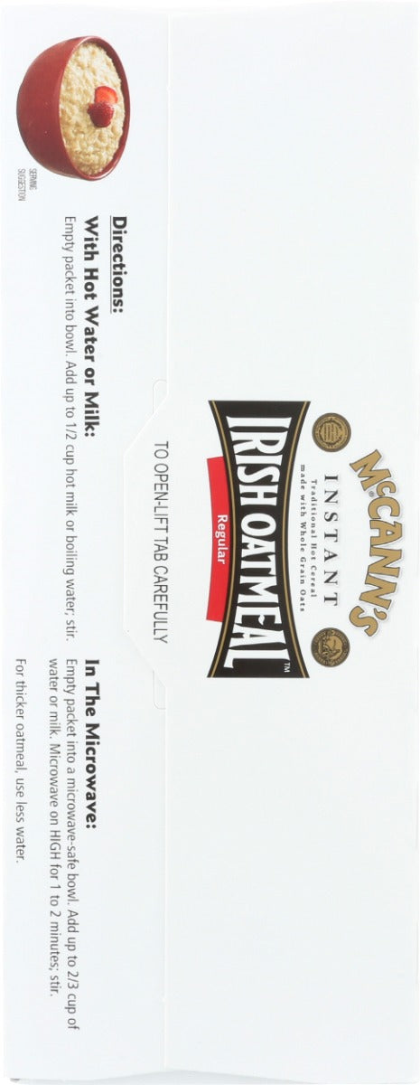 MCCANN: Original Instant Irish Oatmeal, 11.85 oz