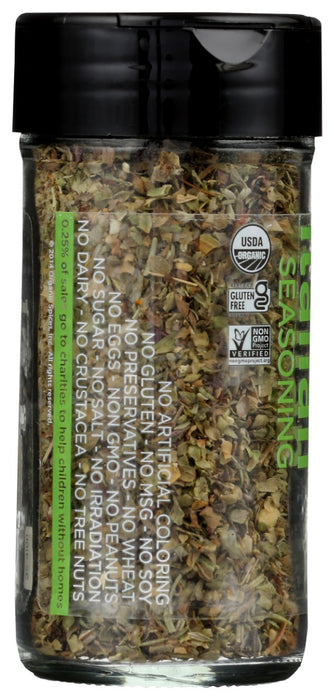 SPICELY ORGANICS: Organic Italian Seasoning Jar, 0.5 oz