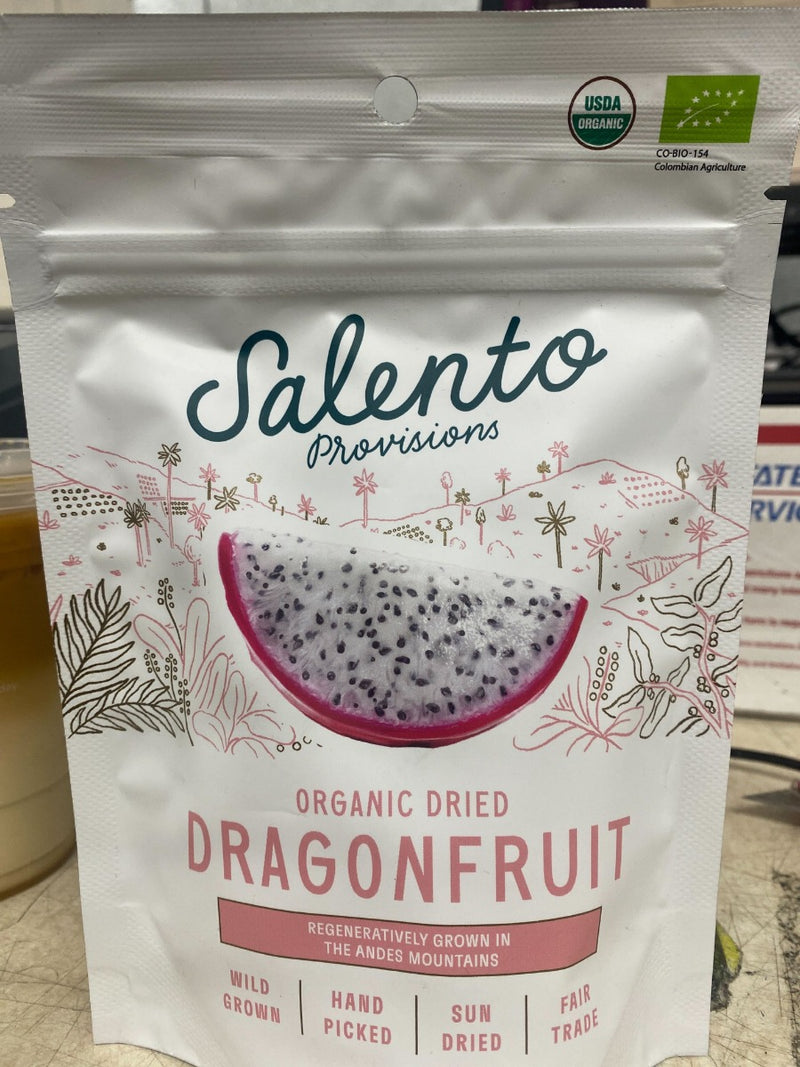 SOLENTO PROVISIONS: Organic Dried Dragonfruit, 3.5 oz