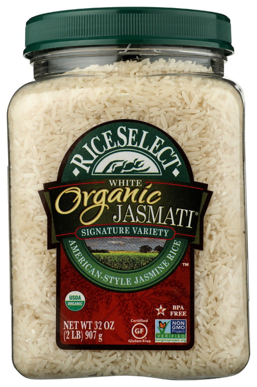 Inspired by Thai jasmine rice, our Organic Jasmati® White Rice beckons with an intoxicating aroma, exquisite texture and pronounced-yet-subtle flavor, making it ideal for culinary exploration, particularly with Asian-focused techniques and flavors. Similar to Texmati®, Jasmati is an American-style hybrid rice singularly unique to RiceSelect's Signature Line.