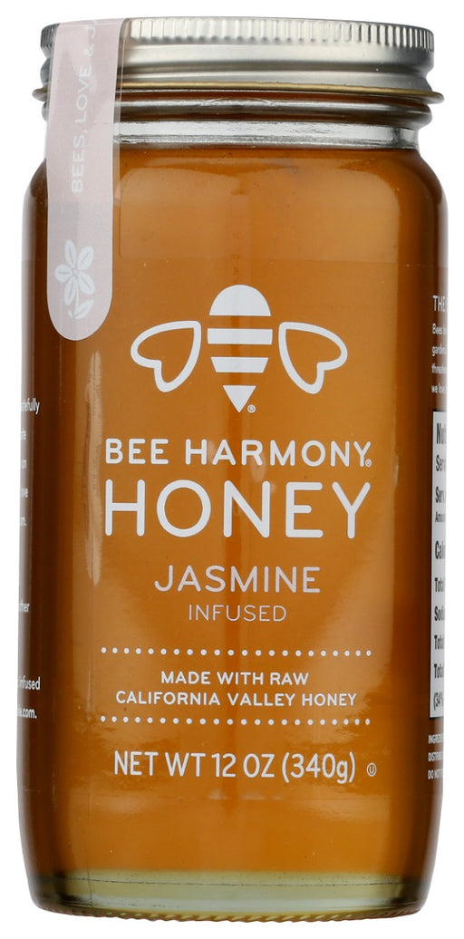 BEE HARMONY: Jasmine Infused Honey, 12 oz