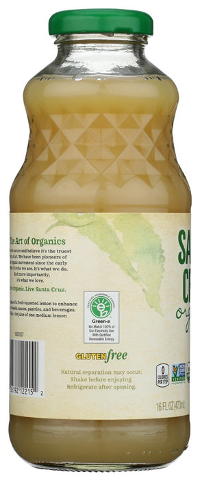 SANTA CRUZ: Pure Lemon Juice, 16 fo