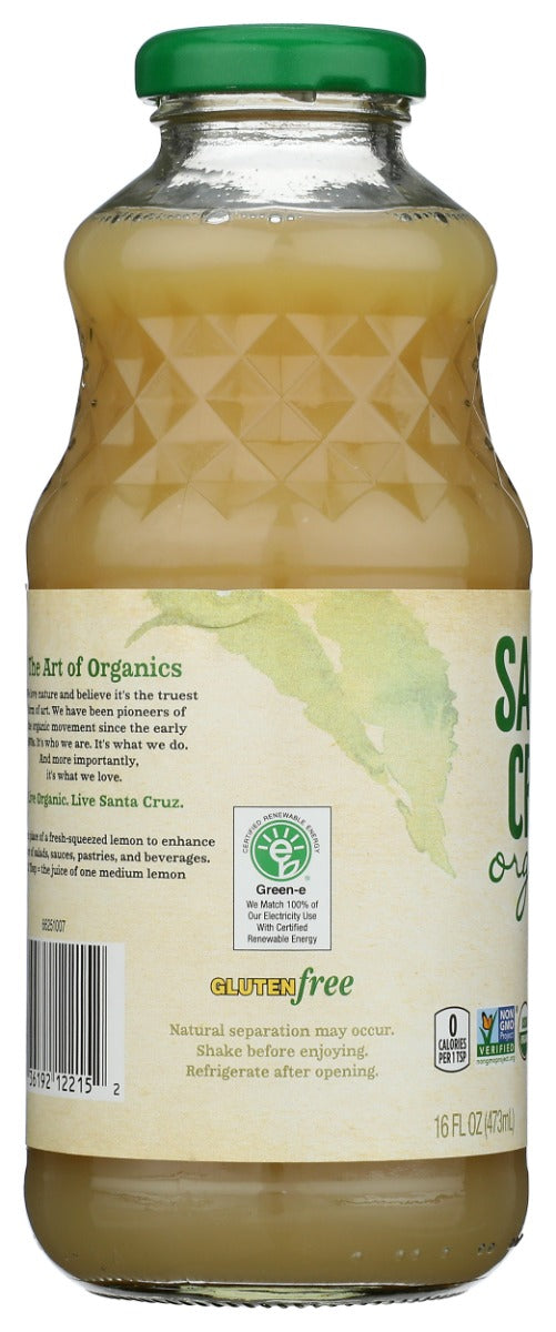 SANTA CRUZ: Pure Lemon Juice, 16 fo