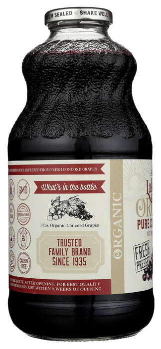 LAKEWOOD: Organic Concord Grape Juice, 32 fo