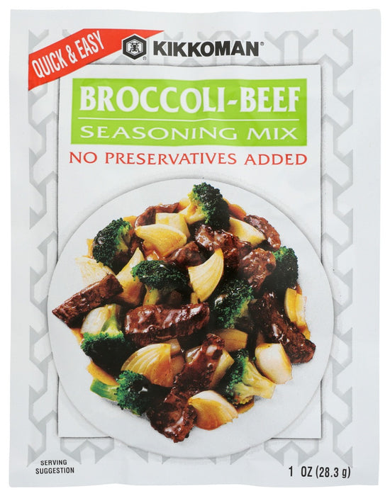 KIKKOMAN: Broccoli Beef Stir Fry Seasoning Mix, 1 oz
