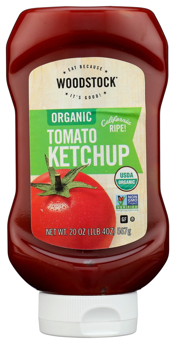 Why does everyone love our ketchup so much? Our 100% select California vine-ripened tomatoes are picked at the peak of perfection and combined with our one-of-a-kind blend of spices to give WOODSTOCK Organic Ketchup the unmistakable taste your customers crave. Other ketchups just don't compare.