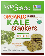 RW GARCIA: Organic Kale Crackers, 5.5 oz