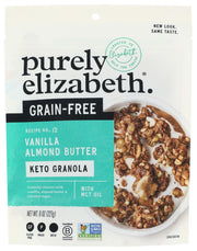 PURELY ELIZABETH: Grain Free Vanilla Almond Butter Granola, 8 oz