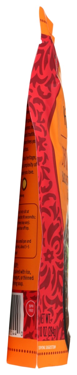 MAYA KAIMAL: Black Lentil Tomato and Cumin Organic Everyday Dal, 10 oz