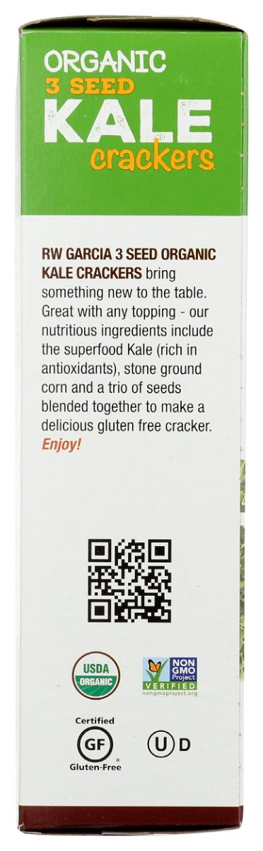 RW GARCIA: Organic Kale Crackers, 5.5 oz