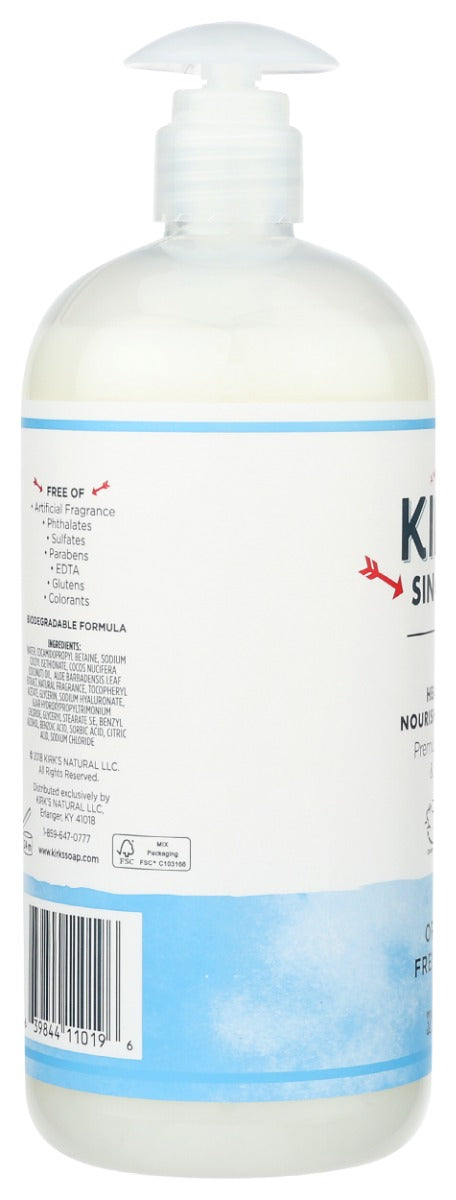 KIRKS: Original Fresh Scent 3 In 1 Head To Toe Nourishing Cleanser, 32 fo