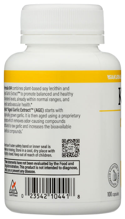 KYOLIC: Cholesterol Health Formula 104, 100 cp