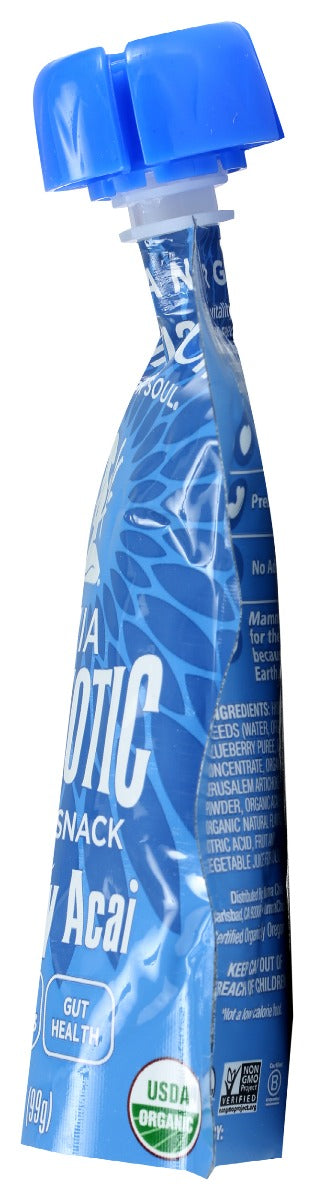 MAMMACHIA: Blueberry Acai Organic Chia Prebiotic Squeeze, 3.5 oz