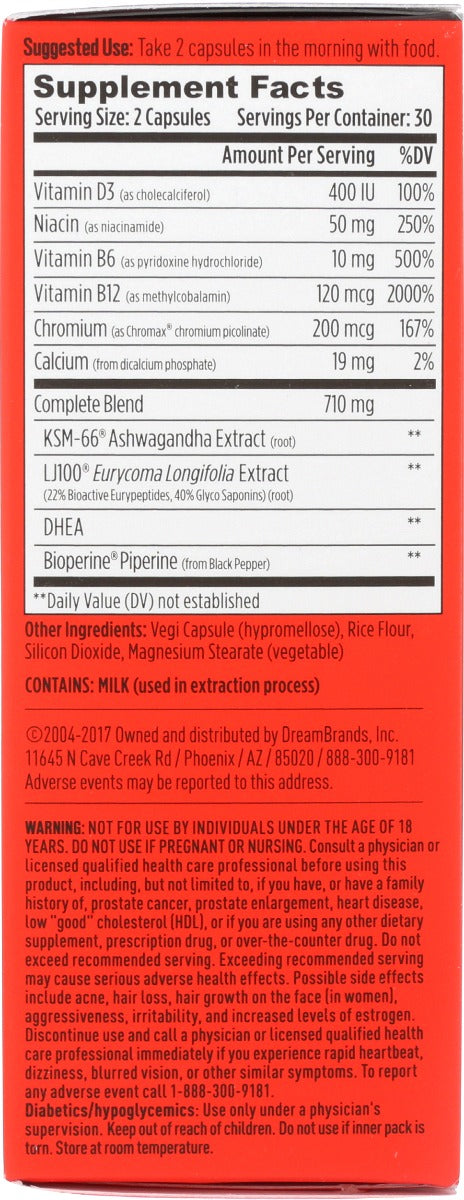 MDRIVE: Prime Testosterone Support for Men, 60 cp