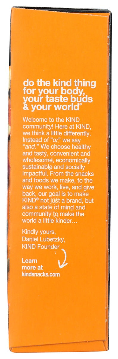 KIND: Seeds Fruit And Nuts Snack Bar Orange Cranberry Pumpkin Seed 6 Bars, 8.5 oz