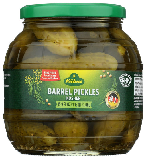 Well-seasoned, crunchy gherkins refined with dill, onions and mustard seeds. Available in 1062-ml-jar.