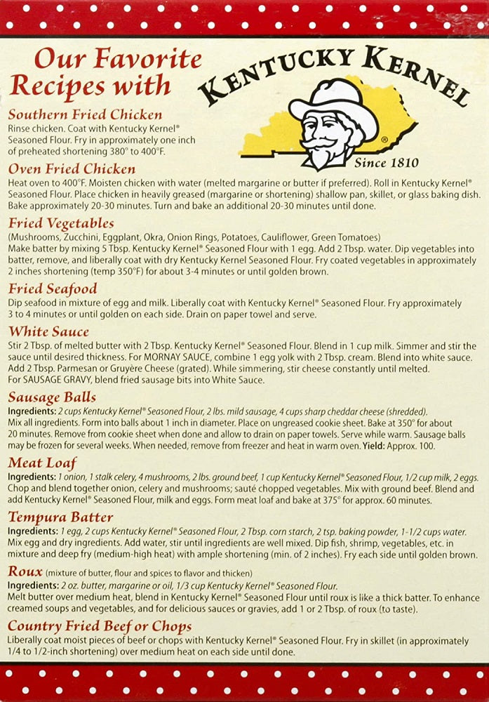 KENTUCKY KERNEL: Original Seasoned Flour, 10 oz