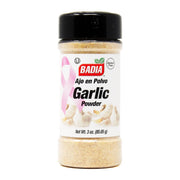 This convenient package will keep the garlic fresh and is easy to use and store. Badia Garlic is prepared from garlic and has all the flavor and aroma. This versatile pantry staple is an ingredient that will add all the flavor to many different dishes, from the foodie to the cook, Badia Garlic is a must!