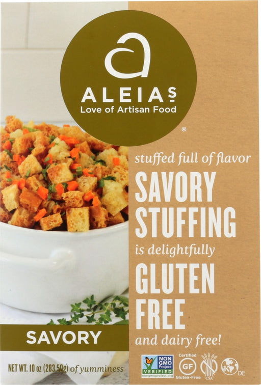 Flavorful, aromatic and immensely delicious!
Every bit of our gluten free savory stuffing is perfectly seasoned with a balanced blend of herbs and spices. You will want to serve it as a side dish year round!