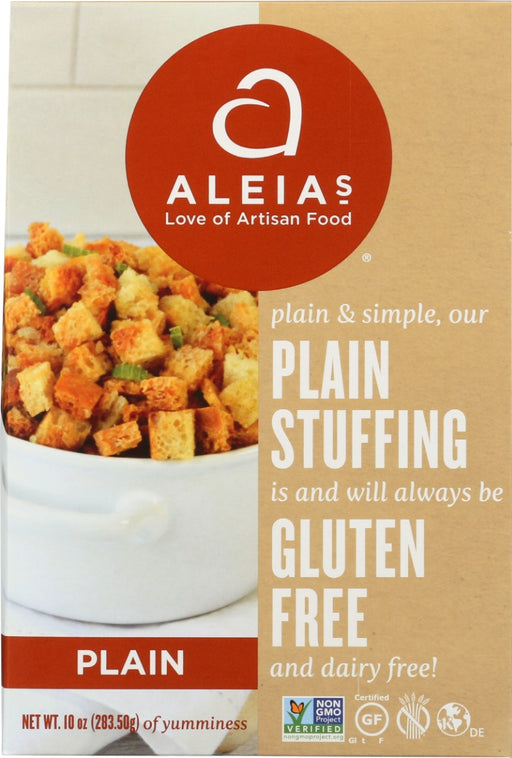 Our gluten free plain stuffing is anything but plain!&nbsp;
Perfectly textured and cubed to give you a rich, fluffy, flavorful stuffing, no matter how you prepare it. Add your own seasonings for a unique flavor that we know will be out of this world!
