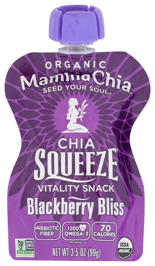 Squeeze some natural vitality and powerful nutrients into your day. Our organic chia seeds are infused with vibrant fruits and vegetables to create a convenient snack for you or your little ones. With plant-based Omega-3 and prebiotic fiber, Chia Squeeze is a satisfying burst that brings the body, mind and soul into higher balance.