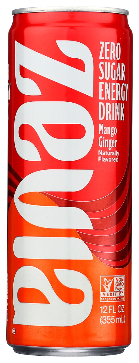 All-day team-building sessions have no chance with Zevia Mango Ginger Energy. While this energy drink is naturally sweetened, with zero sugar and zero calories, it definitely doesn't have zero flavor. There are notes of fresh mango and a hint of ginger spice to treat your taste buds and power you through a full 50-slide presentation ” or the epic 10k out and back. Packaging may vary.