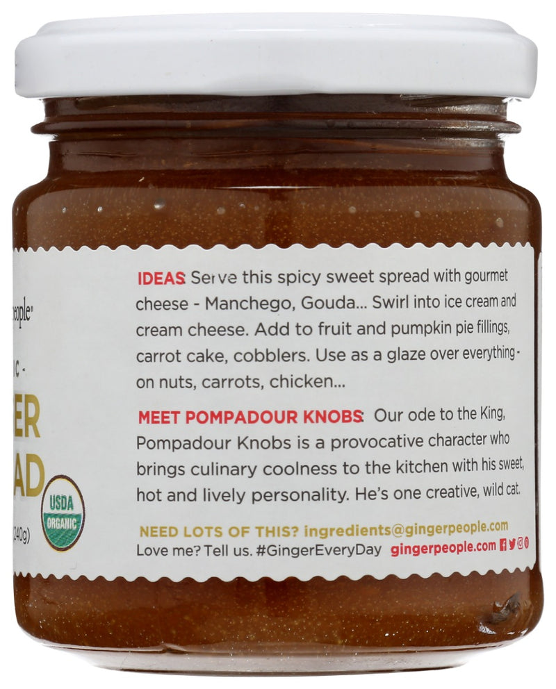 GINGER PEOPLE: Organic Ginger Spread, 8.5 oz
