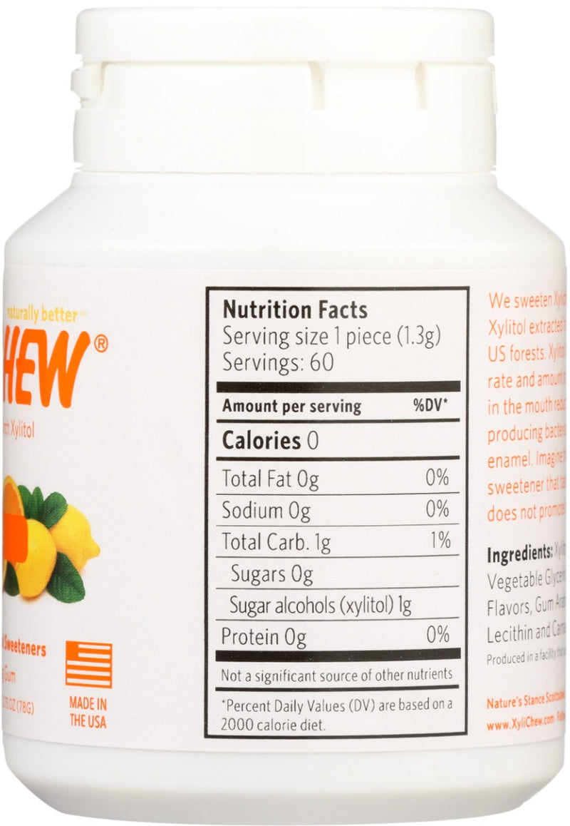 XYLICHEW: Fruit Gum Sf, 60 pc