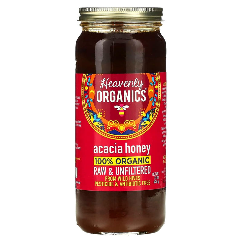 100% Organic Raw Acacia Honey, These wild beehives are located in the secluded valleys of the Jammu region of the Himalayan Mountains. Acacia honey is prized for its delicate fruity taste and mild tangy finish. This rare honey is perfect for anything you use honey for like drizzling on fruit and yogurt and in herbal and green teas.