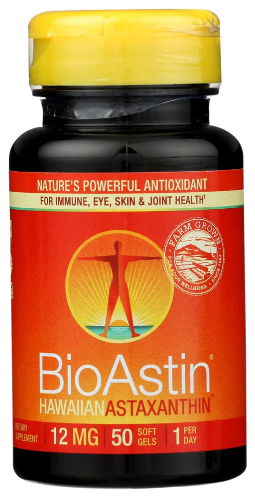 The super strength 12mg BioAstin Astaxanthin is the best way to get your daily intake of astaxanthin all in one simple dose. Antioxidants are important for human health, and astaxanthin is among the most powerful antioxidants on the planet. When taken daily, users receive a wide range of health benefits they're most likely not getting through their regular diet.