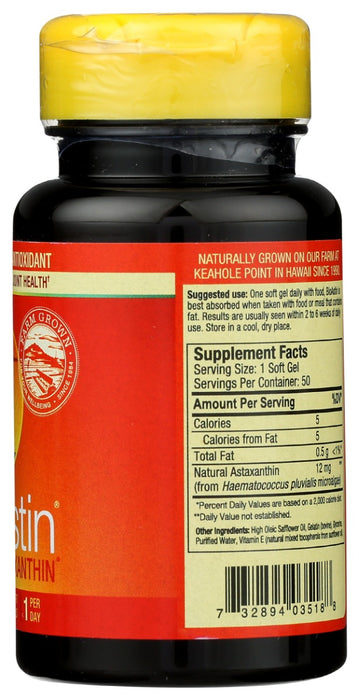 NUTREX: Bioastin 12Mg Astaxanthin, 50 SG