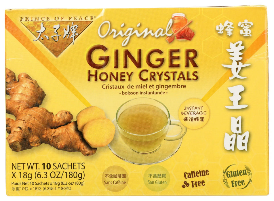 Each bag contains concentrated extract from 12 grams of raw ginger, which is the base for the appealing aroma and exquisitely smooth taste. Instant soluble, convenient, and has no artificial additives. You'll love this natural sweet and spicy flavor!