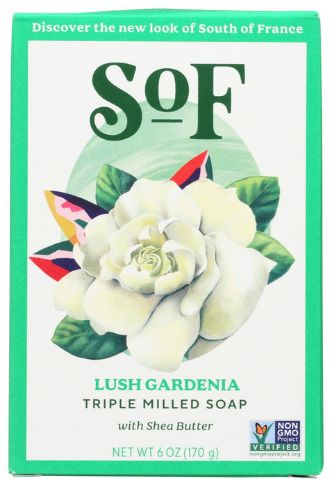SOUTH OF FRANCE: Lush Gardenia Bar Soap, 6 oz