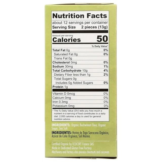 LE PAIN: Crispbread Buckwheat, 4.41 oz