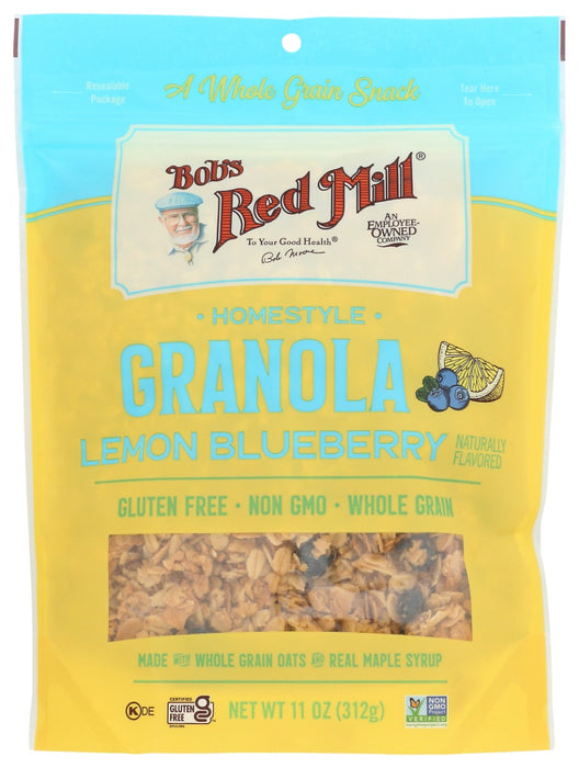 BOBS RED MILL: Lemon Blueberry Homestyle Granola, 11 OZ