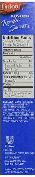 LIPTON KOSHER: Recipe Secrets Ranch, 2.4 oz
