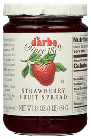 DARBO: Garden Strawberry Fruit Spread, 16 oz - No Brand For Less