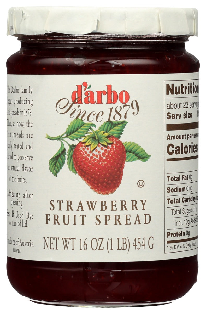DARBO: Garden Strawberry Fruit Spread, 16 oz - No Brand For Less