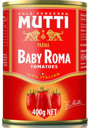 MUTTI: Baby Roma Tomatoes, 14 oz