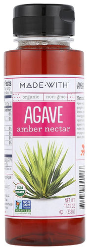 MADE WITH: Organic Agave Amber Nectar, 11.75 oz