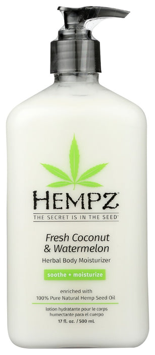 HEMPZ: Fresh Coconut Watermelon Body Moisturizer, 17 oz