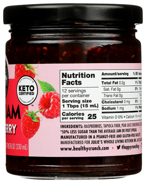 HEALTHY CRUNCH: Keto Raspberry Chia Jam, 7.77 oz