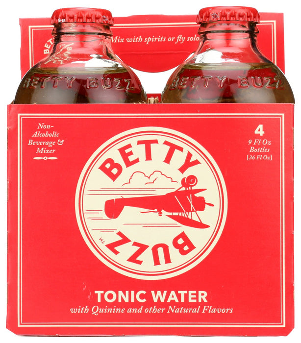 BETTY BUZZ: Tonic Water Cocktail Mixer 4 Pack, 36 fo