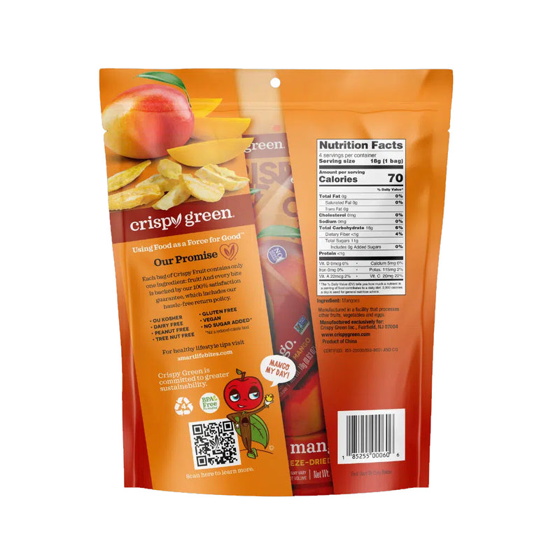 CRISPY GREEN: Mango Dried, 2.54 OZ