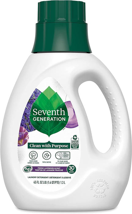 SEVENTH GENERATION: Liquid Laundry Lavender, 45 FO