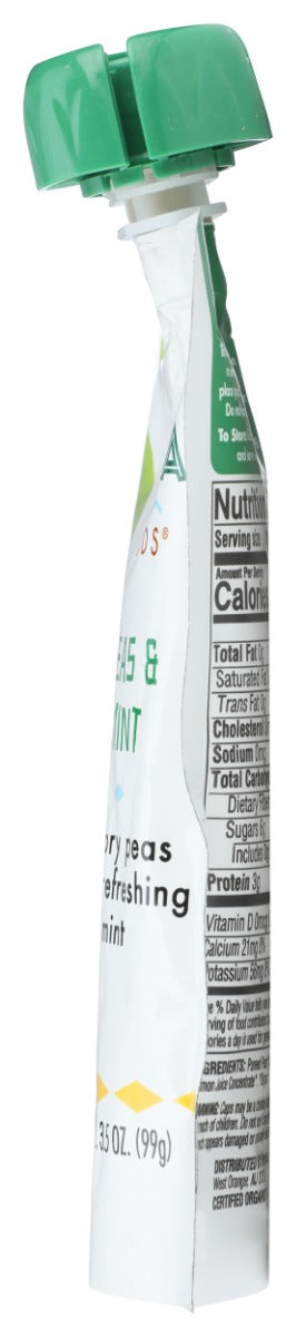 KEKOA: Peas And Mint Squeeze Pouch, 3.5 oz