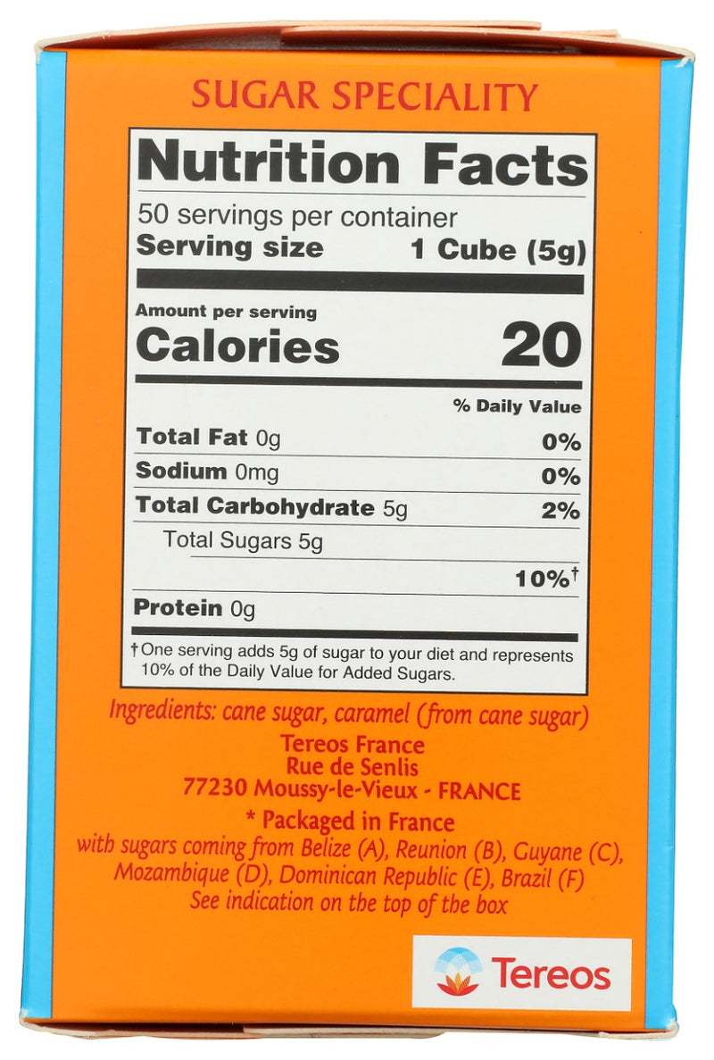 LA PERRUCHE: Amber Sugar Cubes, 8.8 oz