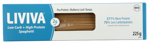 LIVIVA: Low Carb High Protein Spaghetti Pasta, 7.05 oz